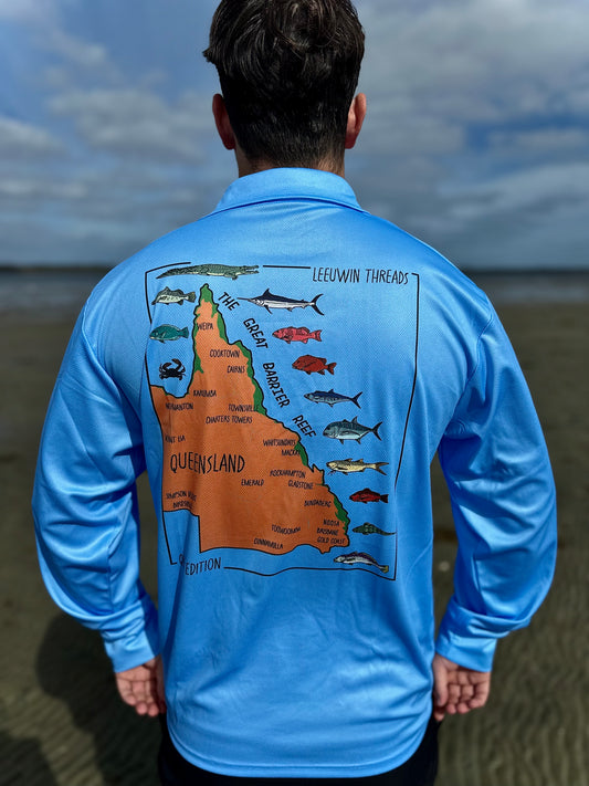 QLD Collared Fishing Shirt
