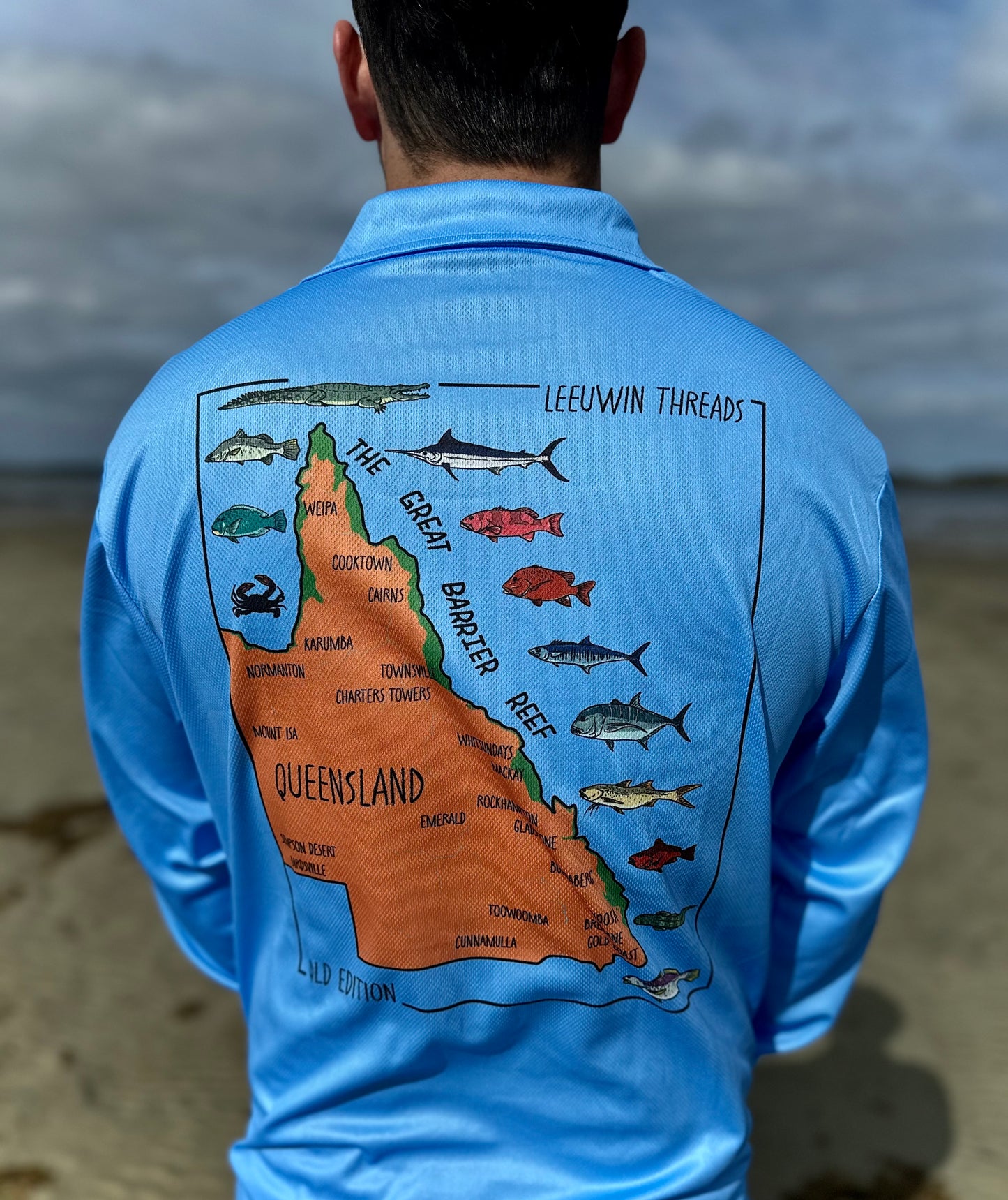 QLD Collared Fishing Shirt