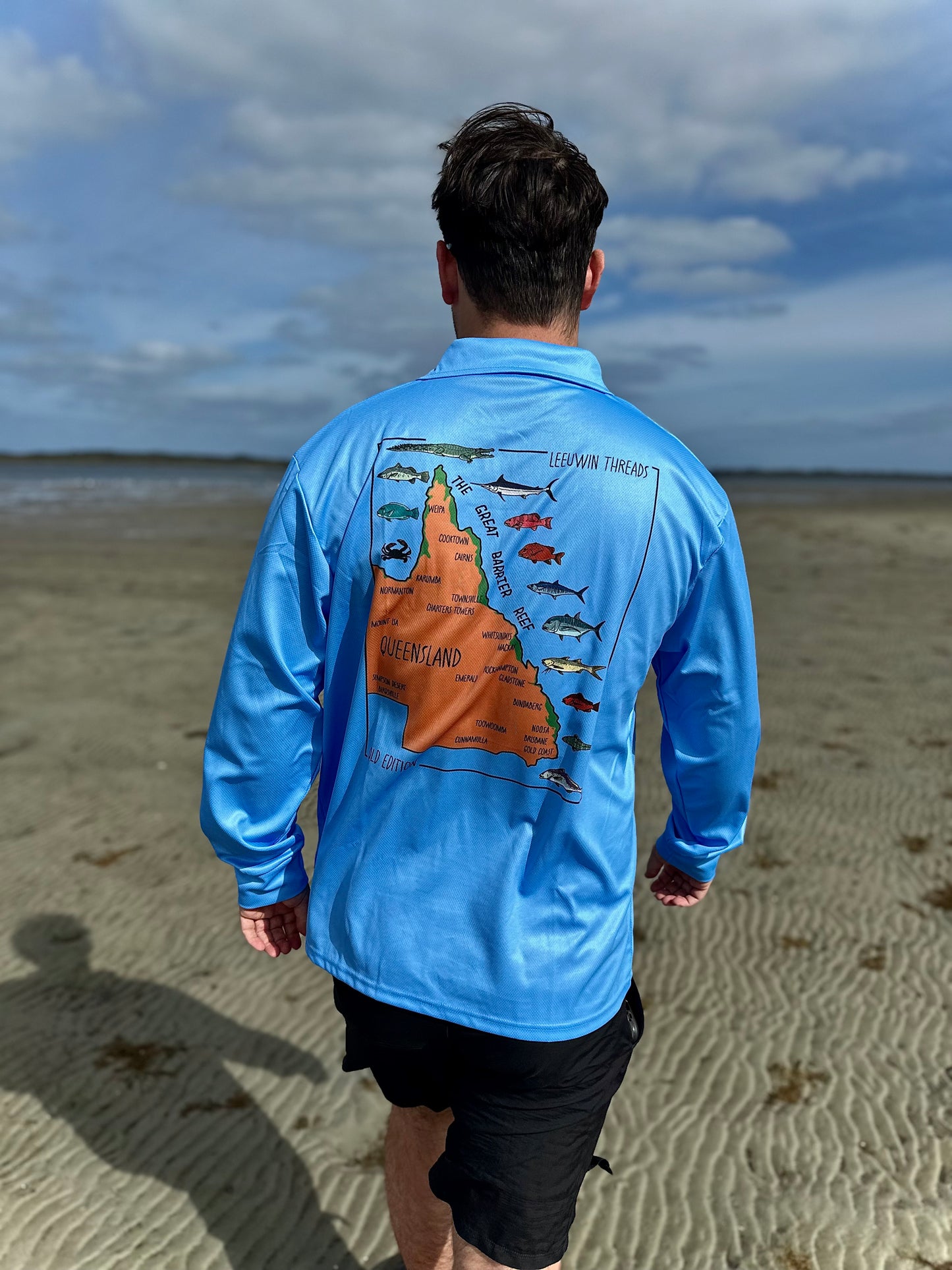 QLD Collared Fishing Shirt