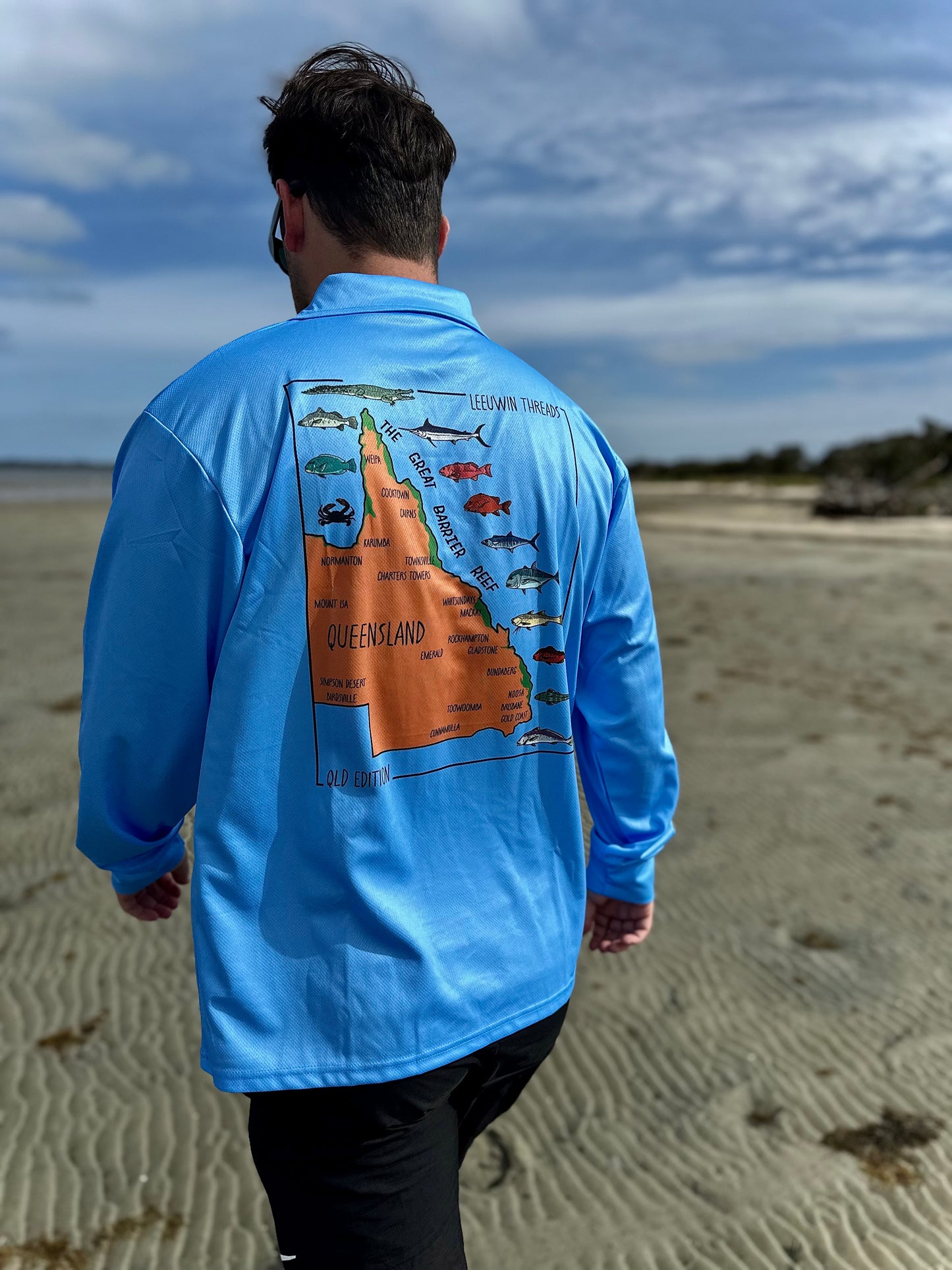 QLD Collared Fishing Shirt
